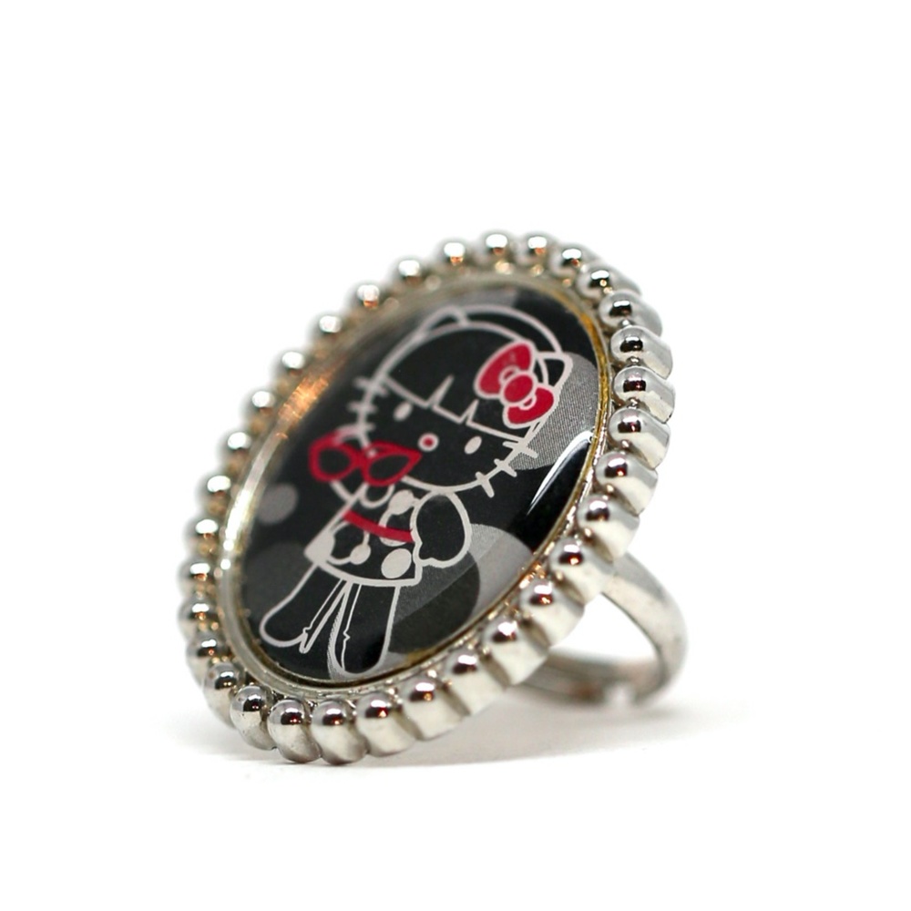 Hello Kitty Sanrio Ring, Adjustable - image 3